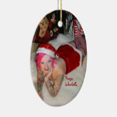 Inkerbella staat onder je boomversiering keramisch ornament (Rechts)