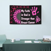 Inkleuren Faith Borstkanker Overlevende banner ide (Beurs)