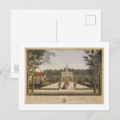 Inkleuring 1760 Print Kasteel De Essenburg Briefkaart (Voorkant / Achterkant)