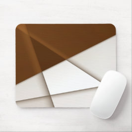 Inklinkende driehoek en schaduw, moderne klassieke muismat