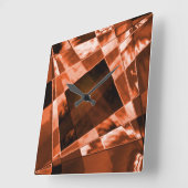 Inklinkende en enkele koraalkwadraten en rechthoek vierkante klok (Hoek)