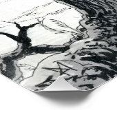 Inkoktober 2018 Dag 11 - Laat de Herfst van de Han Perfect Poster (Hoek)