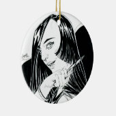 Inkoktober 2018 Dag 24 - Een oude zet Keramisch Ornament (Rechts)