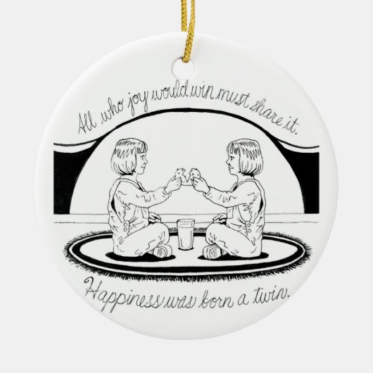 Inkoktober 2018 Dag 29 - Deel Joy Keramisch Ornament (Voorkant)