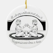 Inkoktober 2018 Dag 29 - Deel Joy Keramisch Ornament (Achterkant)