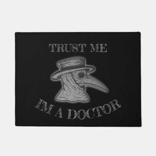 Inkoktober : Plague Doctor Deurmat (Voorkant)