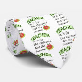 Inkomen van de leraar stropdas (Opgerold)