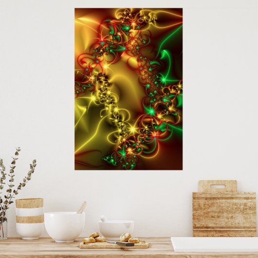 Inkomend licht. poster (Keuken)