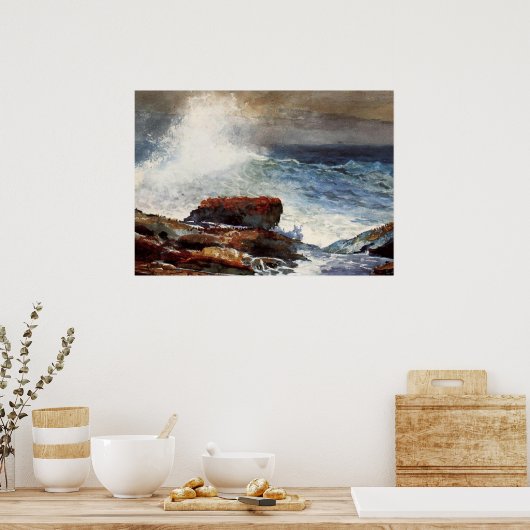 Inkomend tij poster (Keuken)