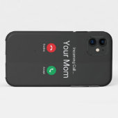 Inkomende oproep van je moeder Case-Mate iPhone case (Achterkant (horizontaal))