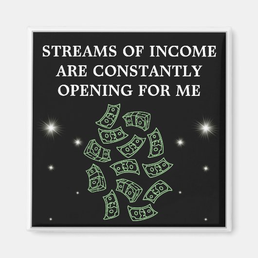 Inkomensstromen openen voortdurend magneet (Voorkant)