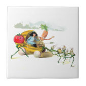 Inkomsten van de Vege-Mannen Tegeltje (Voorkant)