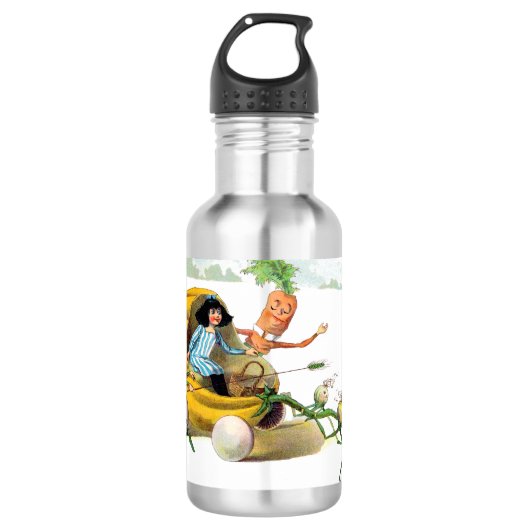Inkomsten van de Vege-Mannen Waterfles (Voorkant)