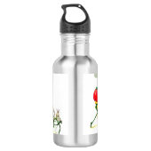 Inkomsten van de Vege-Mannen Waterfles (Achterkant)