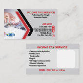 Inkomstenbelasting Visitekaartjes (Voorkant / Achterkant)