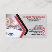 Inkomstenbelasting Visitekaartjes (Voorkant)