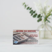 Inkomstenbelasting Visitekaartjes (Staand voorkant)