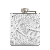 Inkomstenbelastingformulieren Heupfles (Achterkant)