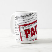 Inkomstenbelastingformulieren koffie-Mok Koffiemok (Voorkant links)