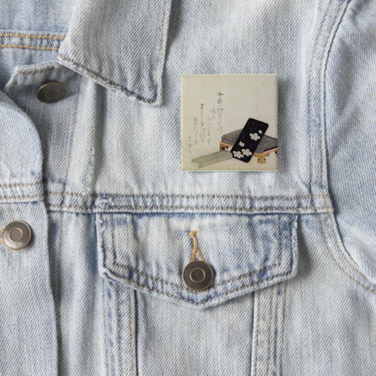 Inkstone Vierkante Button 5,1 Cm (In situ)