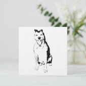 Inkstroke Lively Form Kaart (Staand voorkant)