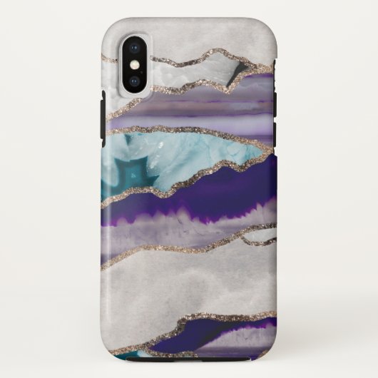 Inkt Agate Gold Glitter Glam #2 (Faux Glitter) #ar Case-Mate iPhone Case (Achterkant)