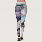 Inkt Agate Gold Glitter Glam #2 (Faux Glitter) #ar Leggings (Achterkant)
