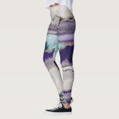 Inkt Agate Gold Glitter Glam #2 (Faux Glitter) #ar Leggings (Links)