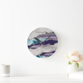 Inkt Agate Gold Glitter Glam #2 (Faux Glitter) #ar Ronde Klok (Huis)