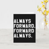 Inkt &amp; Indrukken Altijd Vooruit _ Vooruit Alt Kaart (Gele Bloem)