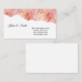 Inkt Bloem Visitekaartje (Voorkant / Achterkant)