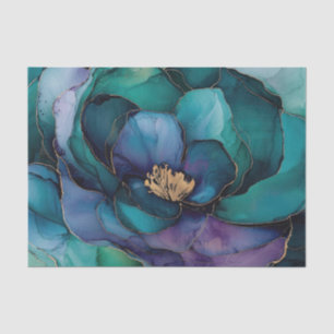 inkt bloemen weefsel papier