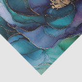 inkt bloemen weefsel papier (Detail)