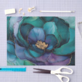 inkt bloemen weefsel papier (Craft)