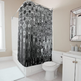 Inkt & Echo I Shower Curtain van artiest C.L. Brui Douchegordijn