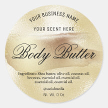 Inkt- en folieproductlabels in goudstijl