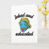 Inkt en opgeleid - grappige tatoeages kaart (Gele Bloem)