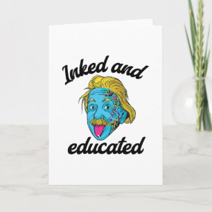 Inkt en opgeleid - grappige tatoeages kaart