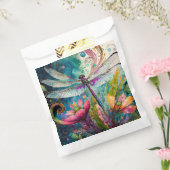 Inkt en Pen Waterverf Dragonfly Bedankzakje (Gezegeld)