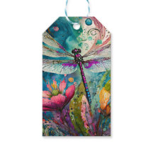 Inkt en Pen Waterverf Dragonfly