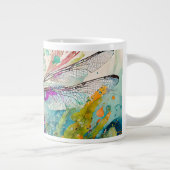 Inkt en Pen Waterverf Dragonfly Specialty Mok (Rechts)