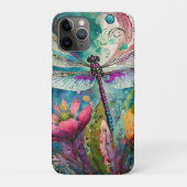 Inkt en Pen Waterverf Dragonfly Telefoon Case (Achterkant)