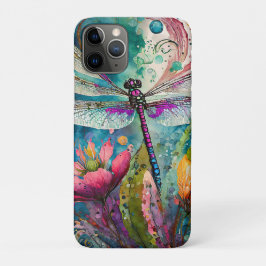 Inkt en Pen Waterverf Dragonfly Telefoon Case