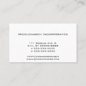 Inkt en Quill Visitekaartje (Achterkant)