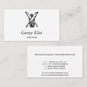 Inkt en Quill Visitekaartje (Voorkant / Achterkant)