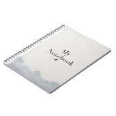 Inkt en vergankelijkheid: het cirkelvormige gebaar notitieboek (Linkerzijde)