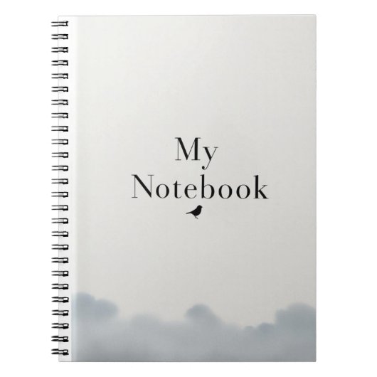 Inkt en vergankelijkheid: het cirkelvormige gebaar notitieboek (Voorkant)