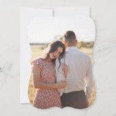 Inkt grillig handgetekende Oranje repetitiediner Kaart (Achterkant)