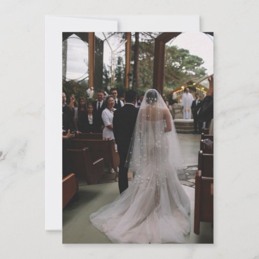 Inkt grillige hand getrokken taart bruiloft recept kaart (Achterkant)