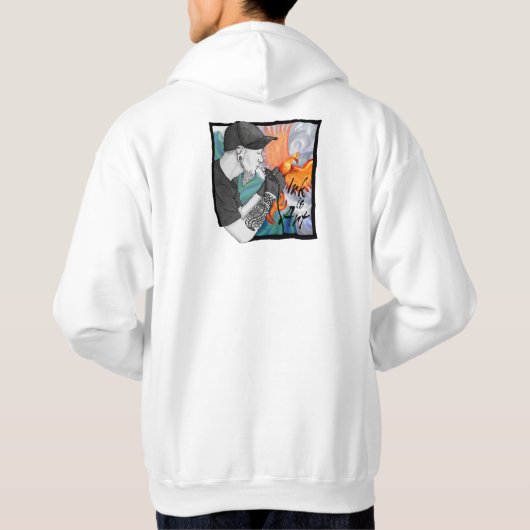 Inkt is Art Hoodie (Achterkant)